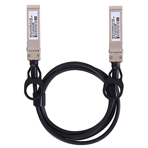 Ghulumn 10G SFP + Twinax�P�[�u���A���ڐڑ������iDAC�j10 SFP�p�b�V�u�P�[�u�� SFP-H10GB-CU1M�AUbiquiti�A�p�i1M�j