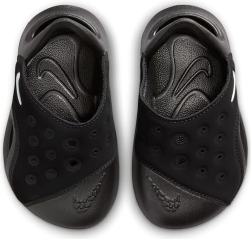 Nike Aqua Swoosh Baby/Toddler Sandals (FN0875-002, Black/Anthracite/White) Size 34