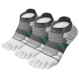 [VWELL] 五本指ソックス メンズ クールマックス 五本指靴下 通気性 5本指ソックス くるぶし スニーカー スポーツ ランニング トレーニング COOLMAX 吸汗速乾 抗菌防臭 四季適用 丈夫な靴下 3足セット 25-27cm