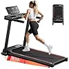 Abonow Foldable Treadmill for Home Small with Incline – 3.0HP Quiet Walking Pad Treadmill with Handles, 300LBS Capacity, Home Office 3-in-1 Portable Treadmills for Running Jogging Walking
