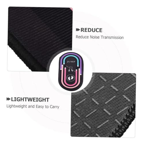 Alfombra ovalada para cuerda de saltar 31.5x19.3 pulgadas poliéster silicona antideslizante miniatura 3