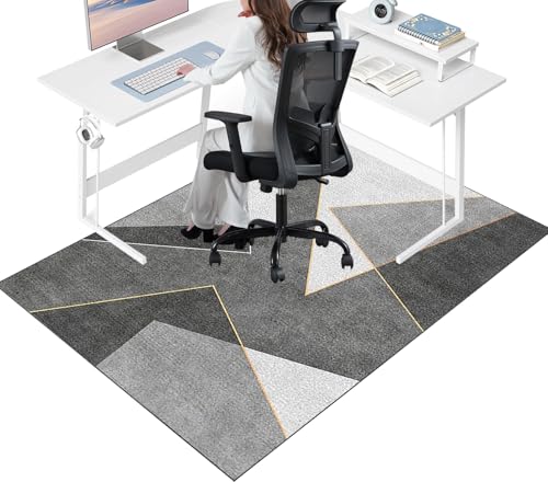 Alfombrilla para Silla de Oficina Antideslizante Alfombrilla para Silla de Escritorio 200 x 300 cm Alfombrilla de Protección para Suelos Duros, Alfombrilla Silla Ruedas para Suelos de Madera Dura