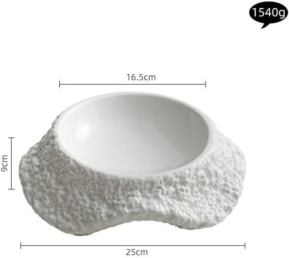 Dessert Plates Ceramic Salad Plate Soup Plate Bowl Plate Hotel Restaurant Dish Tableware Dessert Plate(Small)