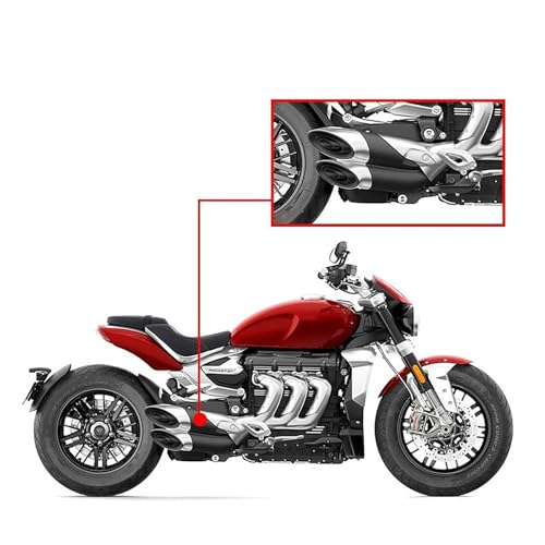 Protector térmico Rocket 3 con aislamiento premium para escape trasero 2