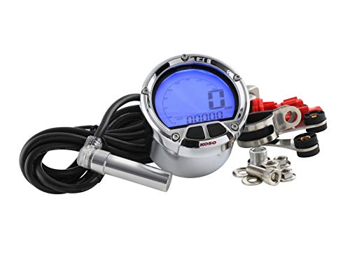 Drehzahlmesser / Thermometer Koso D55 DL-02R (LCD Display, max 250 Grad C, max 20000 U / min Drehzahlmesser / Thermometer Koso D55 DL-02R (LCD Display, max 250 Grad C, max 20000 U / min