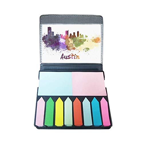Marqueur de page Austin America autocollant au design aquarelle délicat