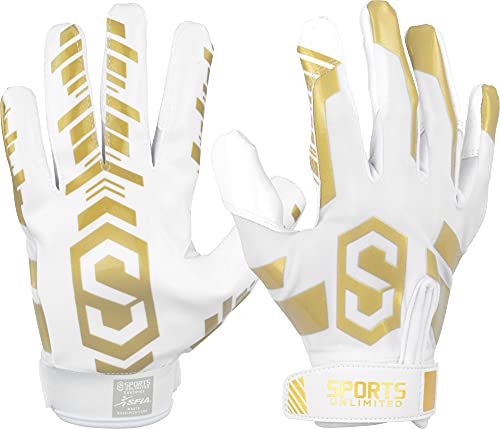 Image of Sports Unlimited Clutch Adult Receiver Football Gloves