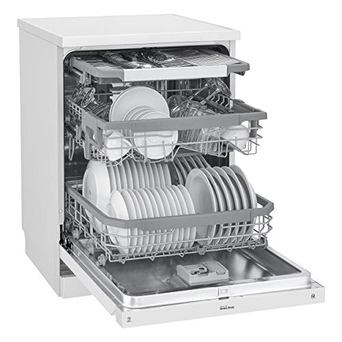 LG-DF215FW-Lavavajillas-60-cm-color-blanco-con-tercera-bandeja-QuadWash-Inteligencia-Artificial