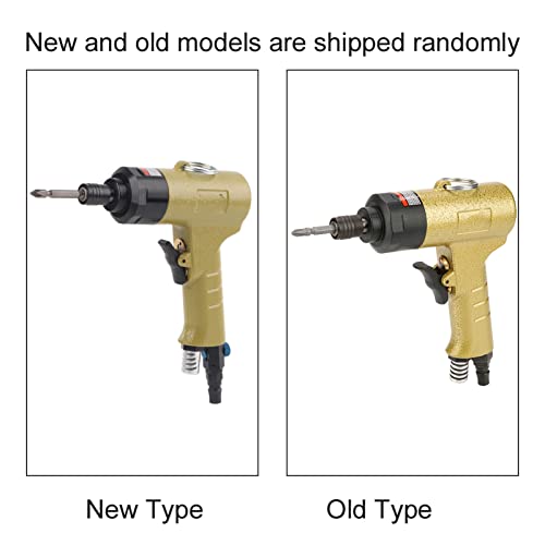 1/4" Pneumatic Screw Guns Pistol Grip Reversible Air Screwdriver 5000Rpm Industrial Screw Driver Tool #TOP1