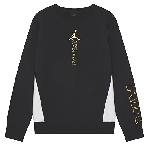 Jordan Felpa da Ragazzo Girocollo Holiday Shine Air Nera Taglia S (128-137 CM) Codice 95C018-023 -9B