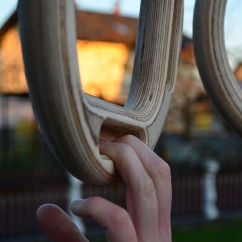 Image of Wooden Gymnastic Rings with Integrated Climbing Pockets | Dual Training Hangboard & Rings for Calisthenics, Rock Climbing, Pull-Ups, Strength & Grip Training