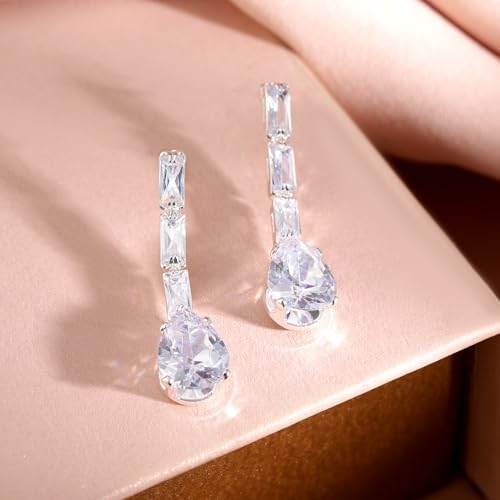 Image of Rubans Necklace Set Stylish American Diamond Zirconia Trendy Jewellery Gift for Women & Girls