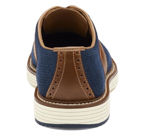Johnston & Murphy Upton Knit Saddle Lace Up Dress Casual Shoe3