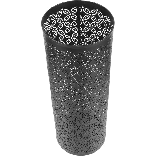 Porte-parapluie Healeved haute stabilité avec base solide en métal noir pour hall d’hôtel