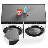 Carry360 Washer Dryer Countertop Protector Mat 54"x27.5" - Heavy Duty Silicone Non-Slip Top Cover Pad for Laundry Machine & Dryer, Waterproof Washable Mat for Home Kitchen