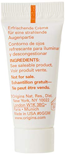 Lot Of 3 Origins Ginzing Refreshing Eye Cream To Brighten Depuff 5Ml, Total 15Ml #TOP1