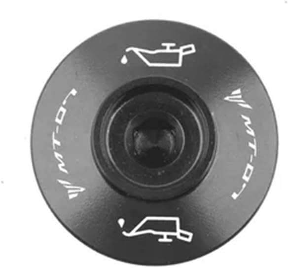 Motorcycle Engine Oil Filler Cap Screw C For YAMAHA MT07 FZ07 TRACER/GT MT-07 FZ-07 2014-2020 2019 2018 2017 Motorcycle CNC Engine Plug Cover Caps Screws Filter Oil Bolt(BLACK)