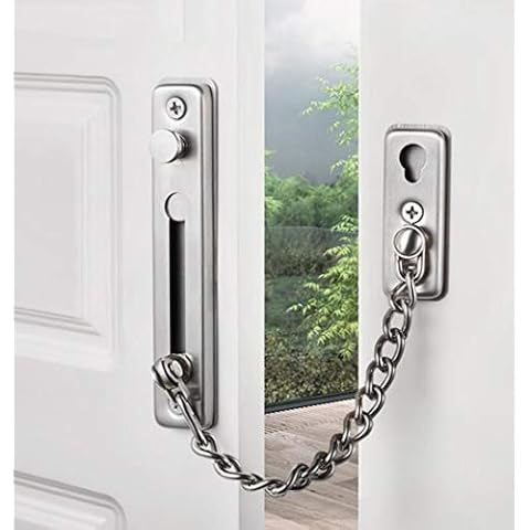 Heavy Duty Stainless Steel Door Chain Lock Cover