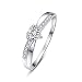 Produktbild BONLAVIE - Ring Frau in Silber 925 mit Zirkoniumoxid im Herzen klassisch weiß Größe56(17.8)