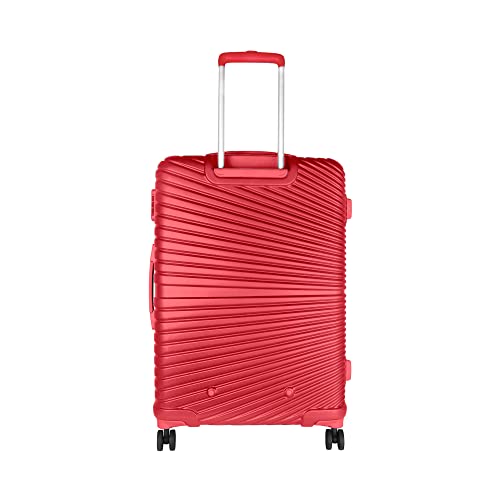 Image of YAYAVAR PC Berlin Multipurpose Easy Portable Hard-Sided Spinner Wheel Luggage Bag (Red, 75cm, Large)