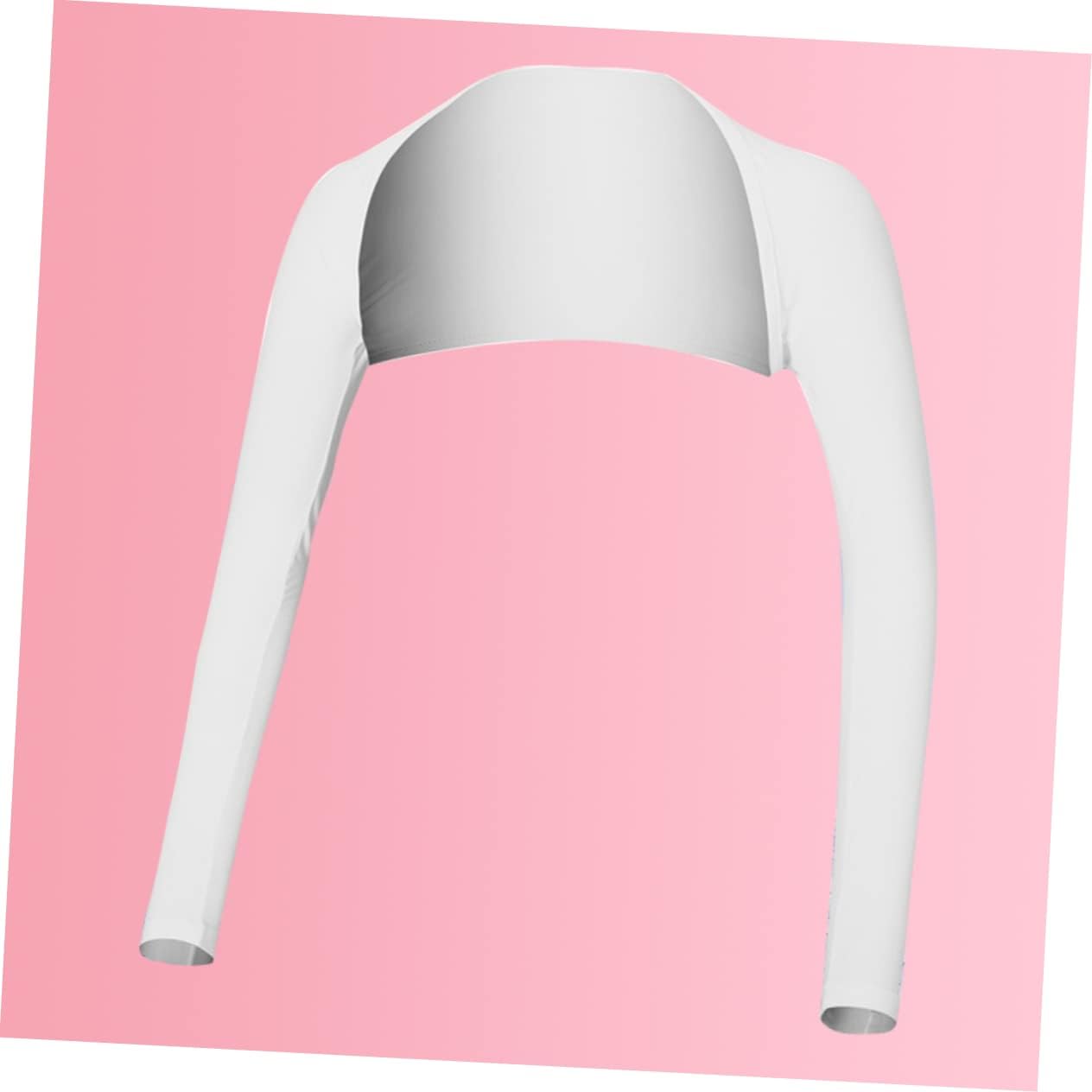 BESPORTBLE 3pcs Women Ice Silk Sunscreen Sleeves Uv Arm Covers for Outdoor Activities White Lightweight Breathable Non- Design for Sunburn Prevention