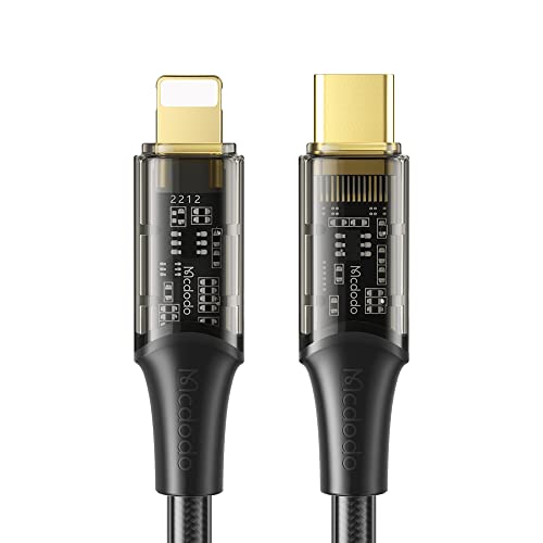 Cable de carga Mcdodo LED Gaming tipo C a Lightning 36W para celular 14 Pro Max
