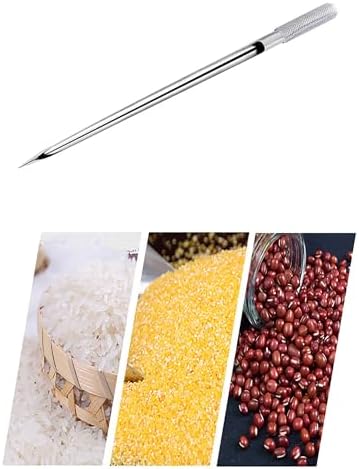 Durable Stainless Steel Soil Sampler Probe Rod - 40-80cm Grain Sampling Tool for Fertilizer & Powder, Ideal for Gardening & Agriculture Use, Efficient Soil Testing Instrument