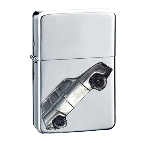 Briquet à essence voiture suédoise 96 V4, idée cadeau originale en métal effet étain