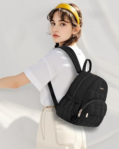LOVEVOOK Quilted Mini Puffer Backpack