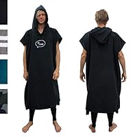 Algopix Similar Product 13 - Thick Microfiber Surf Poncho Wetsuit