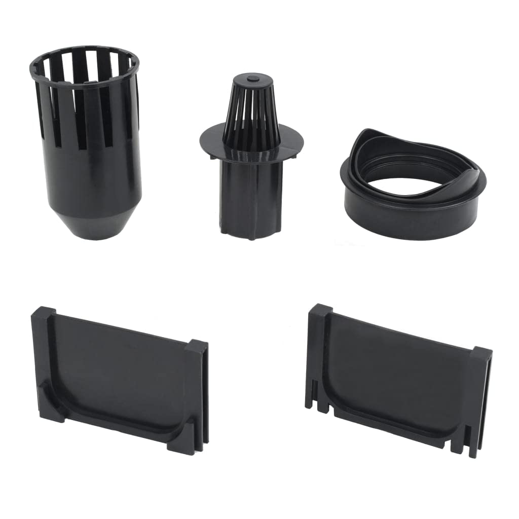 vidaXL Canalette di Drenaggio 6 pz Acciaio Zincato 6 m