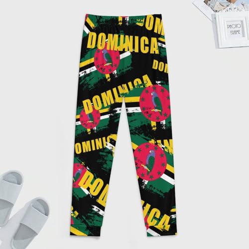 Graffiti Dominica Dominican Flag Men's Pajama Bottoms Sleep Lounge Soft Comfy Pants Sleepwear4
