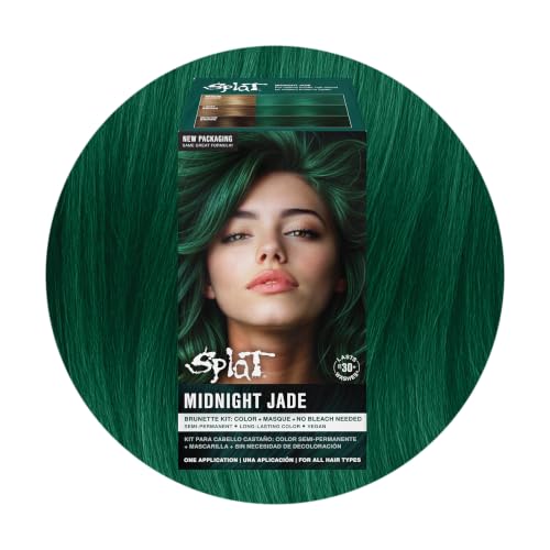 Splat Midnight Jade Semi Permanent Hair Dye Kit, 1 Application