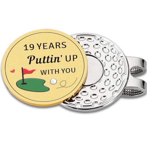 Bronze Golf Hat Clip