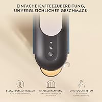 NESPRESSO KRUPS Vertuo Up Blau Kapselmaschine, 5 Tassengrößen, 3 Sek. Aufheizzeit, One Touch Kaffee Zubereitung, schwenkbarer Wassertank, Coffee Creations Modus, Kaffeemaschine XN9404 – Ansicht 4