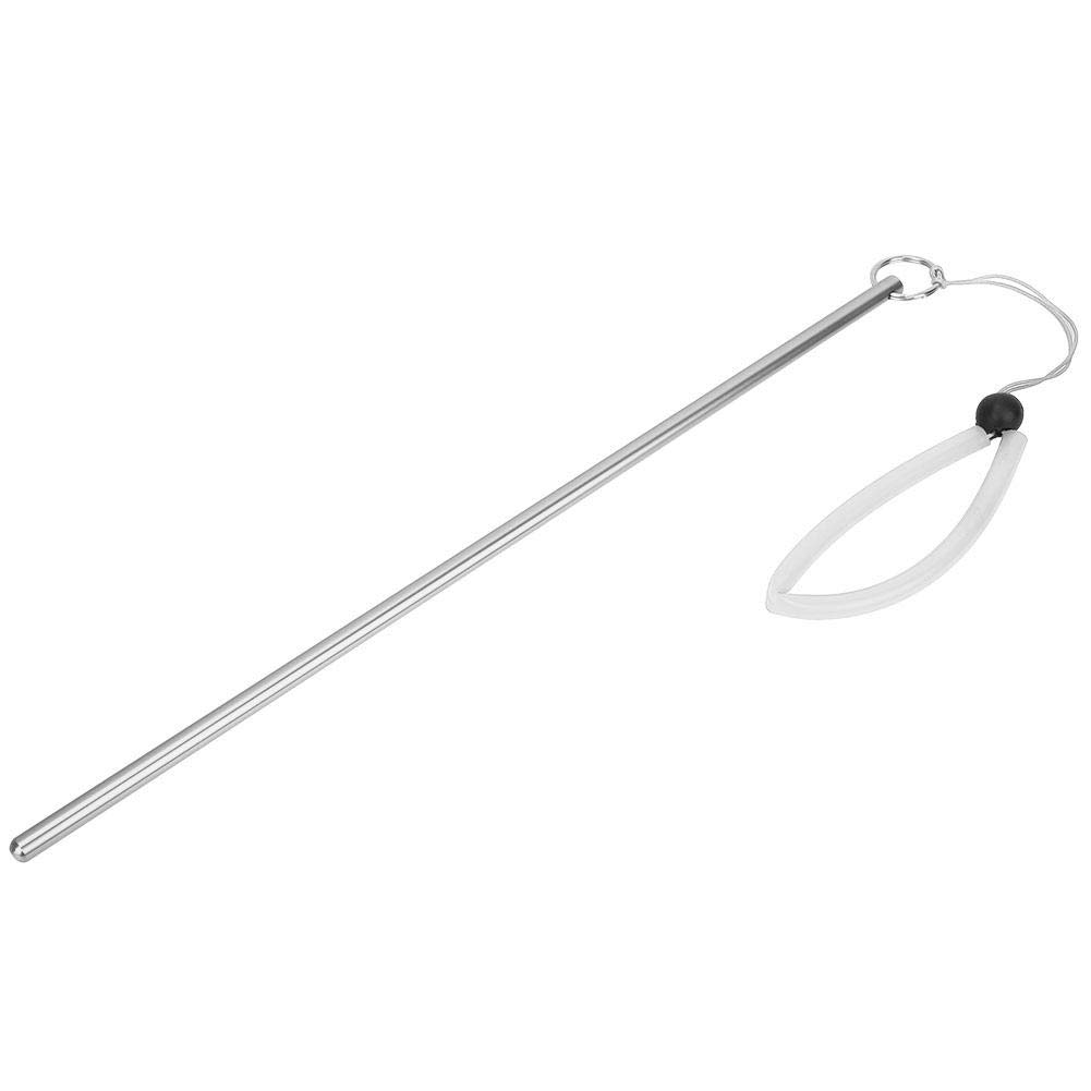 Tbest Scuba Diving Pointer, Scuba Diving Lega di Alluminio Tickle Stick con misurazione e Cordino Sostituzione per Immersioni subacquee (Argento)