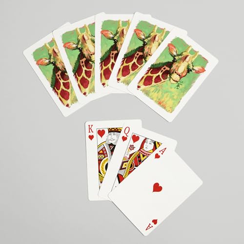 Baraja de Poker con 52 Cartas y Diseño Jirafa miniatura 7