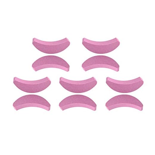 AKOAK 10 peças de pedra de corrente em forma de crescente rosa, apontador portátil de lâmina de motosserra, acessórios para afiador de corrente de moagem