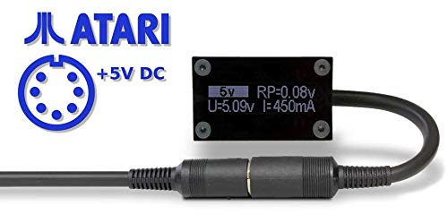 Atari XL/XE PSU Tester - Atari XL/XE Power Supply Tester, Measures Voltages, Currents, Ripple, OLED Digital Display