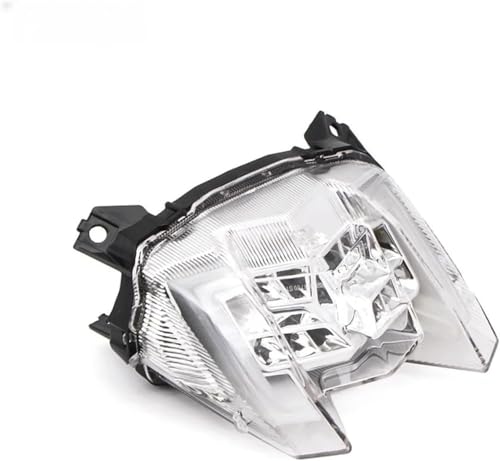 Piloto trasero para Yamaha MT-09 2017-2020 con luz de freno transparente de 12V