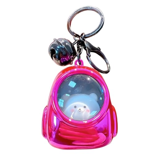 Llaveros iluminados para niños – Llavero con luz LED de linterna pequeña | Llaveros iluminados para niños, llavero de oso en bolsa, adorable llavero colgante para niños, cumpleaños, día de San