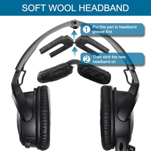 Renew A20 Kit de Reemplazo de Almohadillas para Orejas, Cojín para Auriculares, Cubierta para Micrófono con Protector de Viento para Bose Aviation A20 Headset (Negro) miniatura 4