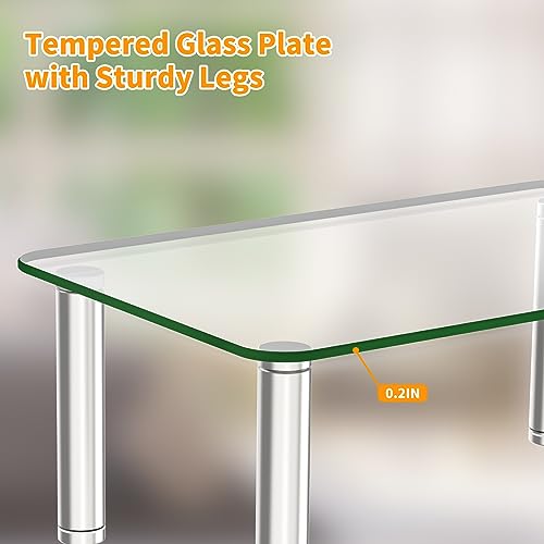 Support de filtre à eau en verre trempé transparent antidérapant