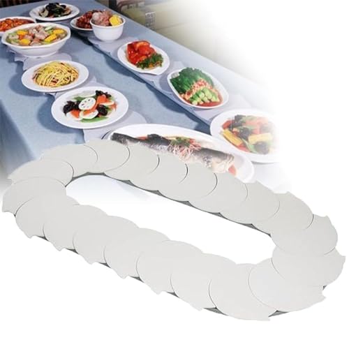 Lazy Susan plateau de service pivotant à 360° grand diamètre réutilisable