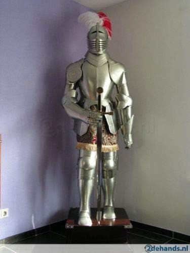 Medieval Knight Suit of Armor 17th Century Combat Full Body Armor Suit W/Sword