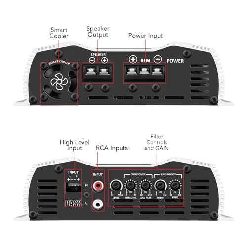 Módulo Taramps BASS 800 1 ohm 800 W RMS Amplificador Som Automotivo