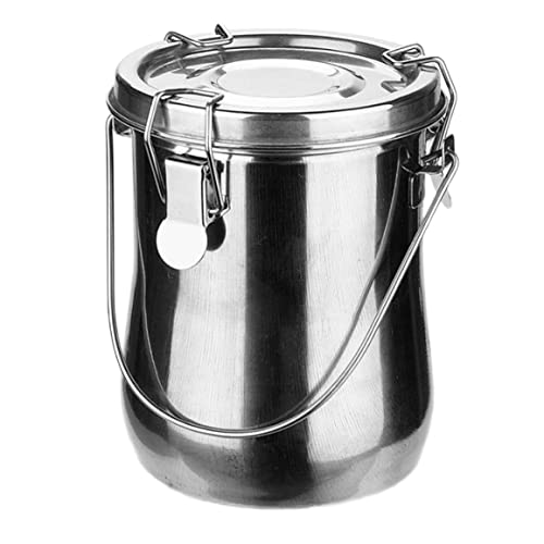 Jeorywoet Stainless Steel Painting Brush Washing Bucket, Artist Portable Painting Brush Washing Bucket Wash Pen Pot Steel Watercolor Oil Paint Brush Washer Art Supplies bucket brush