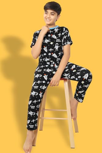 Image of Ninos Dreams Boys Cotton Coord Set /Boys Night Suit /Boys Loungewear /Boys Night Dress