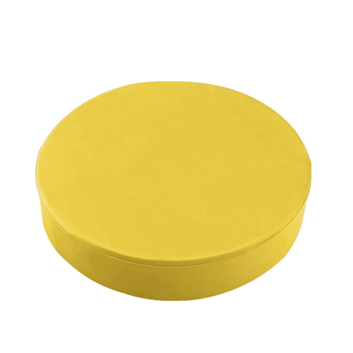 Waigg Kii Waterproof Round Garden Cushion 40/45/50cm Seat Pad Outdoor,Thick Dining Garden Seat Cushion Pad for Home Kitchen Swing Patio Floor (45 * 45 * 5cm,Yellow)