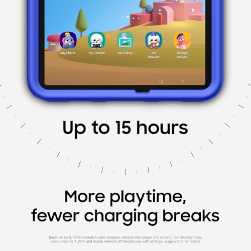 Samsung Galaxy Tab A11+ Kids Edition, Amazon Exclusive, 128 GB Android Tablet, Large Display, Durable, Slim, Light, Long Battery Life, US Version, Royal Blue by Samsung - Image 6